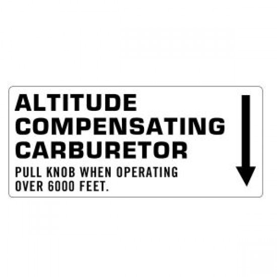 Altitude Compensating Carb Decal ATC90 70-72