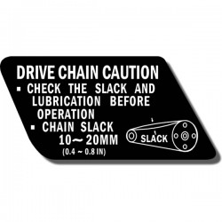 Drive Chain Decal ATC110 79-82