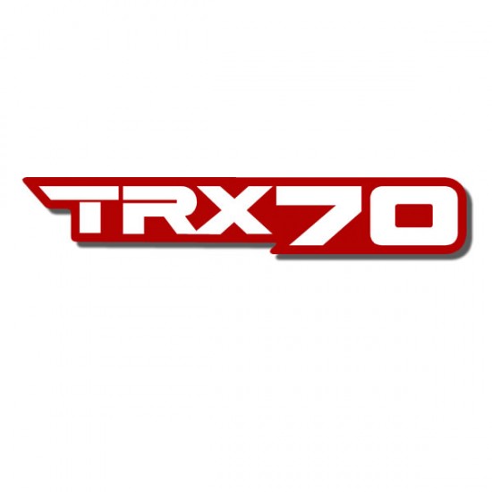 Front Fender Decal TRX70 86