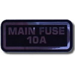 Fuse Info Decal ATC200ES
