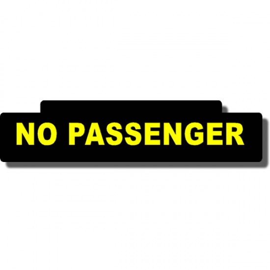 No Passenger Decal FL250 Odyssey