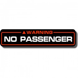 No Passenger Decal FL350 Odyssey 85