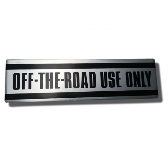 Off Road Use Only Decal ATC90 70-72