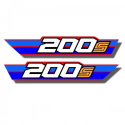 Rear Fender Side Decals ATC200S 84
