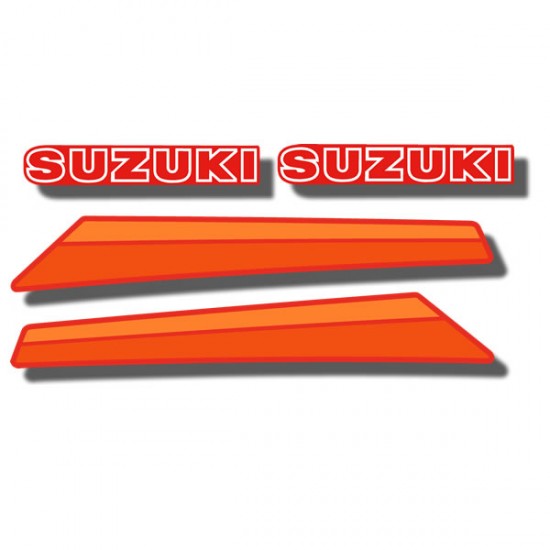 Tank Decal Suzuki ALT125 83 Orange Plastics