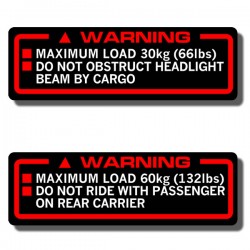 Load Warning Decal Set TRX200 '84